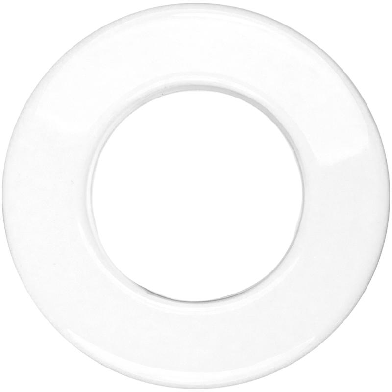 OBZOR DSR 00-00000-1101 Rámeček jednonásobný keramický RETRO, bílý