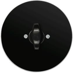 OBZOR DSR 00-00202-1131 Rámeček jednonásobný skleněný pro vypínač RETRO, černý