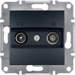 Schneider Electric EPH3300271 Asfora - Zásuvka TV-R, průběžná, antracit