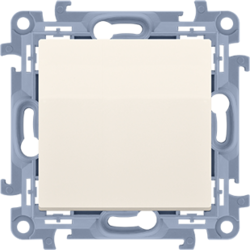 Simon CP1.01/41 Ovládač zapínací bez piktogramu, řazení 1/0 krémová 10AX