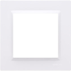 Simon CR1/11 Rámeček 1 - násobný bílá