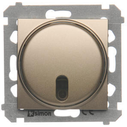 Simon DS13T.01/44 Dálkově ovládaný tlačítkový stmívač zlatá matná, metalizovaná