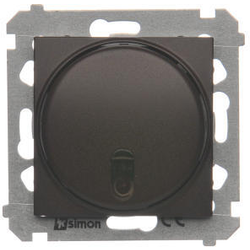 Simon DS13T.01/46 Dálkově ovládaný tlačítkový stmívač hnědá matná, metalizovaná