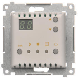 Simon DTRNW.01/11 Digitální programovatelný termostat s vestavěným snímačem teploty bílá