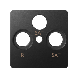 Simon 82038-38 Kryt pro anténní zásuvka RTV-SAT-SAT grafit