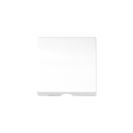 Simon 82051-30 Kryt pro reproduktorové zásuvky / spínače se šňůrovým táhlem bílá