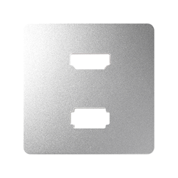 Simon 8201095-093 Kryt pro zásuvka USB + HDMI (V1.4) hliník