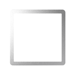 Simon 82088-93 Vnitřní rámeček pro elektronické výrobky hliník