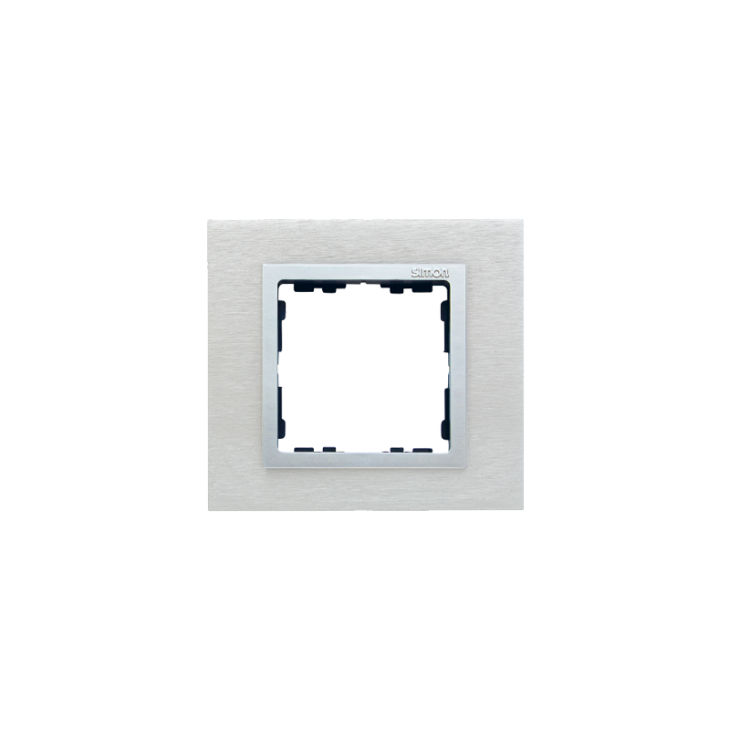 Simon 82917-34 Rámeček 1 - násobný kovový inox mat / hliník