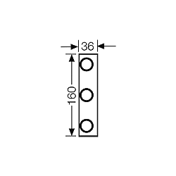 Hensel ZS RS 18 Pojistkový spodek pro montáž na přípojnice