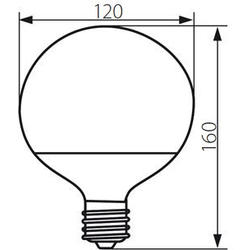 Kanlux 22571 LUNI PRO E27 LED-WW   Světelný zdroj LED (nahrazuje kód 15150)