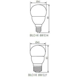Kanlux 26762 BILO HI 8W E14-WW   Světelný zdroj LED