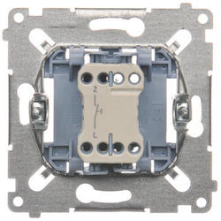 Simon SP1M Ovladač zapínací jednoduchý (tlačítko), řazení 1/0 (přístroj) 10A 250V, bezšroubové, žádná
