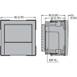 LOVATO Electric DMG610 Kompaktní digi. multimetr pro vestavnou montáž s LCD displejem + RS485