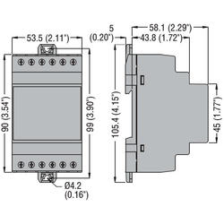 LOVATO Electric DMK71R1 Třífázový digitální ampérmetr s programovatelným reléovým výstupem