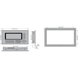 LOVATO Electric LRXP01 HMI operátorský panel RS232/RS485