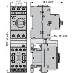 LOVATO Electric SM1X3141R Přímé propojení SM1R s BF09-25A
