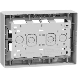 Schneider Electric NU121830 Unica System+ - Centrální jednotka 2x8 modulů povrchová, Aluminium