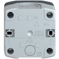 Schneider Electric XALD144E Ovládací skříňka jednotlačítková, se zámkem, 1 Z + 1 V