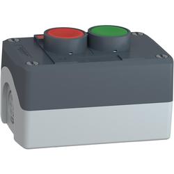Schneider Electric XALD211 Ovládací skříňka dvoutlačítková, 1 Z - zelená, 1 V - rudá