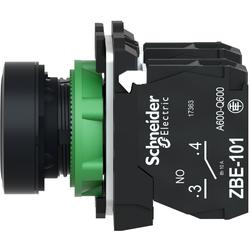 Schneider Electric XB5AA25 Ovládač stiskací lícující, 1 Z + 1 V, černý