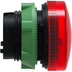 Schneider Electric ZB5AV04 Signální hlavice, pouze pro žárovku, neon, LED BA 9s - rudá